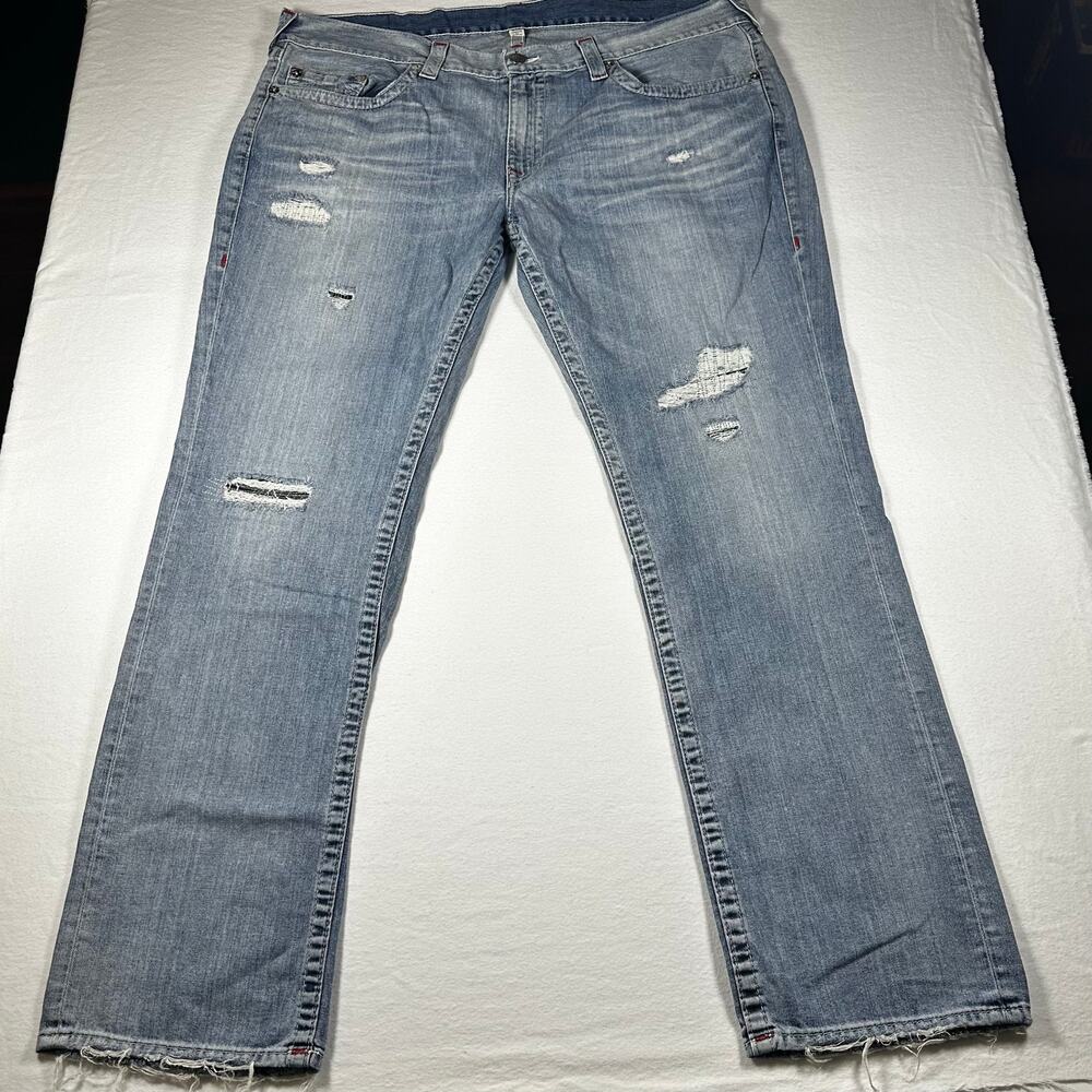 True Religion Geno Slim Naturaline Jeans Men's 42